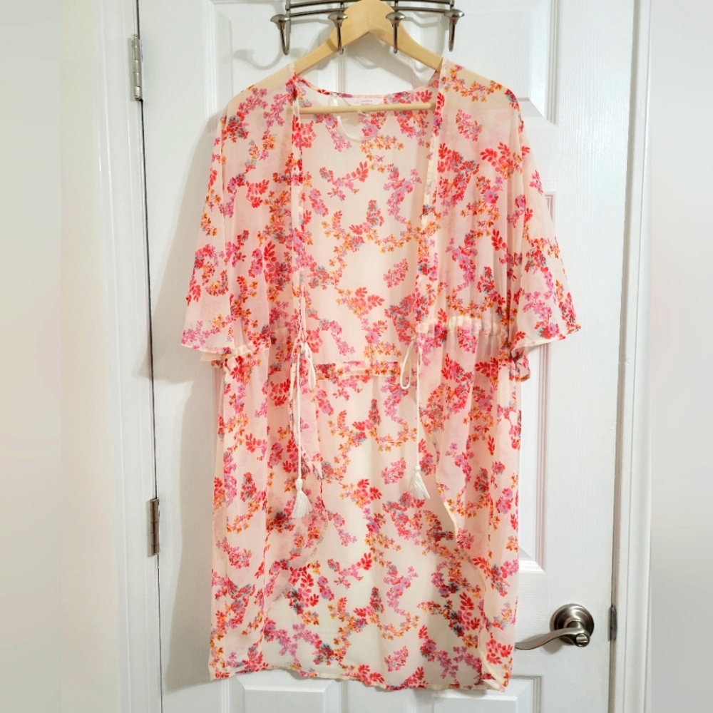 Women's Floral Loose Coverup